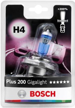 cumpără Lampă auto Bosch H4 Plus 200 Gigalight 12V 60/55W P43t Blister (1987301144) în Chișinău 