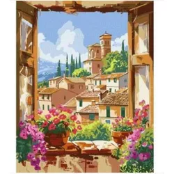 cumpără Tablou pe numere Ideyka KHO6349 40x50cm Eco, Toscana iubita în Chișinău 