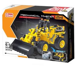6803, XTech Bricks: 2in1, Construction Bulldozer & Tank, 261 pcs