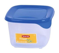 купить Контейнер для хранения пищи Curver 182271 FRESH&GO квадратный 1,2 л голубой в Кишинёве