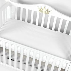 купить Детское постельное белье PernaMea Cearsaf Impermeabil 120x60cm pe elastic Alb (PM.100206/2) в Кишинёве 