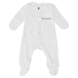 купить Детская одежда Minikin 25120556 Комбинезон Ажурный Листик Р-Р56, Белый, Унисекс в Кишинёве 