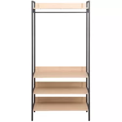 купить Вешалка для одежды Deco Portant Haine Capitol 4 nivele 840x400xH1800 Stejar M37/Black в Кишинёве 