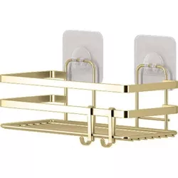 купить Полка для ванной Teknotel ST181 metal auriu 11x25x9,5cm в Кишинёве 