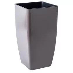 cumpără Ghiveci pentru flori Aleana 115037 Cvadro 22x22x41.5 cm, cappuccino în Chișinău 