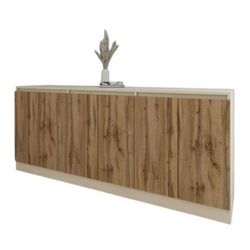 cumpără Comodă Smartex (16496) Т8 200cm Ivory+Stejar Inchis în Chișinău 