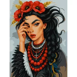 cumpără Tablou pe numere Ideyka (KHO8656) Winged, 30х40 în Chișinău 