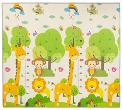 купить Коврик игровой Chipolino DKZ1515JUNG Jungle 142x142cm в Кишинёве 