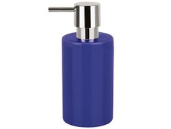 Dozator pentru sapun Spirella Tube, violet, portelan