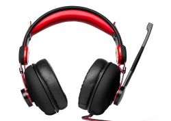Gaming Headset SVEN AP-G888MV, 40mm drivers, 20-20000Hz, 32 Ohm, 110dB, 298g., 3.5mm, Black/Red