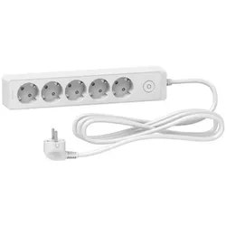 cumpără Filtru electric Schneider ST9453W, 5 locuri + intr. 16A 3m în Chișinău 
