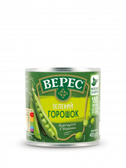 Горошек зеленый 420г