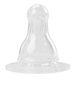 ”Baby-Nova” Tetină 0 luni+, cu debit lent, Latex, fără BPA, 2 buc. (14301)