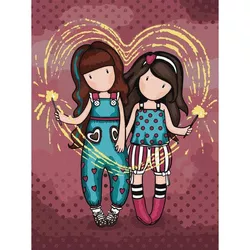 купить Картина по номерам Ideyka (KHO8681) Fireworks Santoro Gorjuss Collection, 30х40 в Кишинёве 