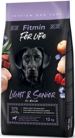 cumpără Hrană pentru animale de companie Fitmin Dog For Life Light & Senior 12kg în Chișinău 