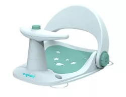 купить Аксессуар для купания U-Grow UGSB-0097-GRN Scaun de baie pentru bebeluși cu ghidon și spătar reglabil, verde в Кишинёве 