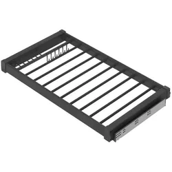 купить Фурнитура для мебели Starax S-6709-A брючница антрацит 80см в Кишинёве 