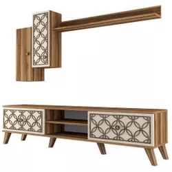 купить Стенка Trendy Clasa S, Nuc, Crema 180x44x35cm в Кишинёве 