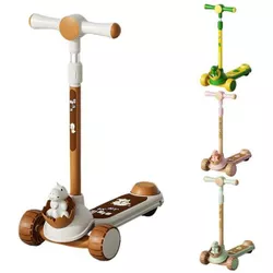 купить Самокат miscellaneous BW810 Scooter cu 3 roți, lumini și muzică (4 culori) в Кишинёве 