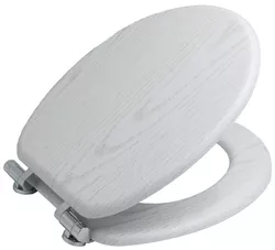 купить Сиденье для унитаза Bisk 08222 cu microlift MDF, alb в Кишинёве 