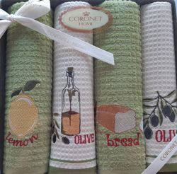 Set prosoape pentru bucatarie 40*60, Ozer Textil, Turcia (4 buc.)