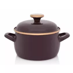 cumpără Cratiță Metalac 57041 Cratita emailata Bordo Princ 16cm, 2.2L, capac din metal în Chișinău 