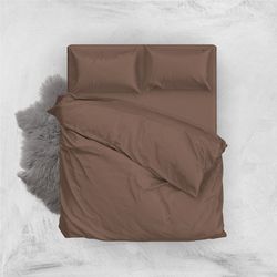 купить Домашний текстиль Relaxe Home 018933 Lenjerie de pat Soft Dreams (200x220 Euro) Chocolate в Кишинёве 