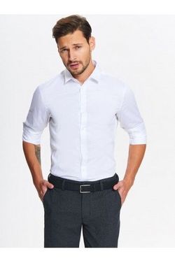 Camasa TOP SECRET Alb SKL2456BI
