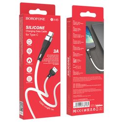 Кабель Borofone BX46 Rush Silicone Type-C (1м) [White]