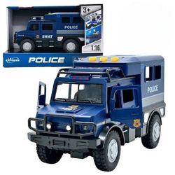 cumpără Mașină Wenyi WY980B 1:16 Jeep de poliție cu inerție (lumini/sunete/uși mobile) în Chișinău 