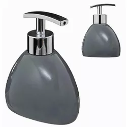 купить Дозатор для мыла 5five 55870 Alandeko 13x11x8.5cm din ceramica, gri в Кишинёве 