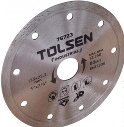 Диск алмазный сплошной 180*22.2mm Tolsen