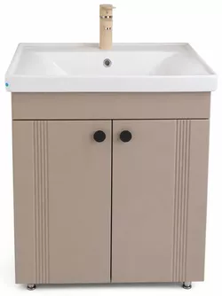 cumpără Dulap pentru lavoar Mashtab 12179 Palma (Sava) cu 2 uși 650x470x850 Capucino mat în Chișinău 