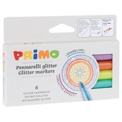 cumpără Set de creație Primo Crafts 6014PEN6M Carioci Glitter, 6 culori / 2 mm în Chișinău 