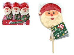 Caramela pe betisor Merry Christmas "Santa" 80gr