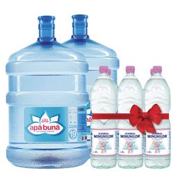 Set  Apa Buna 19l +Izvorul Minunilor 2l plata