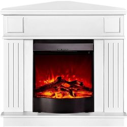 купить Камин электрический ArtFlame Marina de colt & Corsica, 1000x1000x500mm, Alb в Кишинёве 