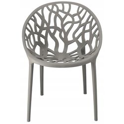 купить Стул Jumi CM-102262 Scaun terasa ALBERO din plastic, Gri в Кишинёве 