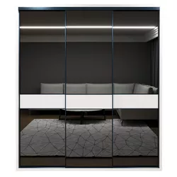 купить Шкаф Bayro Murano 2000x2300x600 белый, купе в Кишинёве 