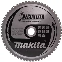 купить Диск отрезной Makita B-33598 Disc circular panou Sandwich 270x30x60 в Кишинёве 