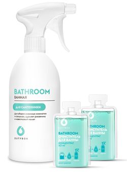 DutyBox Bathroom Set – Curățător ceramic și sanitar cu aromă lemnosă