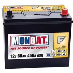 купить Автомобильный аккумулятор Monbat 6ST-60 Start F JIS (Polaritate negativa) 450 A (230*170*220 mm) в Кишинёве 