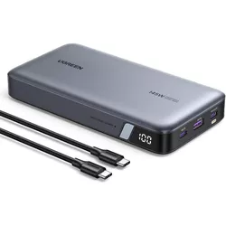 купить Аккумулятор внешний USB (Powerbank) Ugreen 90597A Flight Approved PD3.1 25000mAh, Grey в Кишинёве 