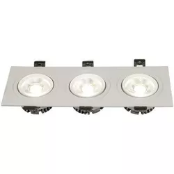 купить Освещение для помещений LED Market Downlight COB 3*7W, 4000K, OC-SPCOB-125A-3, White в Кишинёве 