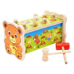 cumpără Jucărie Optmarket 201432173 Мишка, игрушка деревянная с молотком în Chișinău 