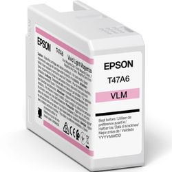 Ink Cartridge Epson T47A6 UltraChrome PRO 10 INK, for SC-P900, Vl Magenta, C13T47A600