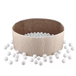 cumpără Complex de joacă pentru copii BabyJem 862 Piscina uscata cu bile Somon, 30x83 cm, 100 bile în Chișinău 