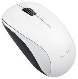 Wireless Mouse Genius NX-7000, Optical, 800-1600 dpi, 3 buttons, Ambidextrous, BlueEye, 1xAA, White