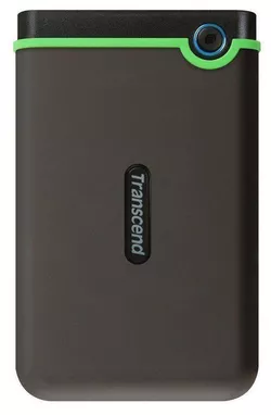 1.0TB (USB3.1) 2.5" Transcend "StoreJet 25M3S" Slim, Iron Gray, Rubber Anti-Shock, OT Backup