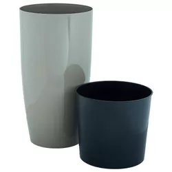 cumpără Ghiveci pentru flori Aleana 115044 Alfa d27x51 cm, cacao în Chișinău 